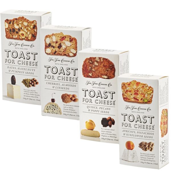 Toast for Cheese Gourmet Crackers (1 Box, 100g)